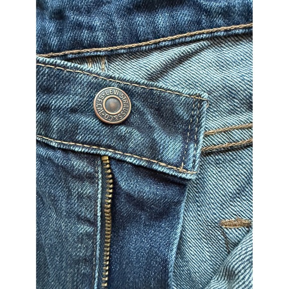 Levi's 511 Mens Dark Wash Denim Jeans Classic Style Comfort‎ Fit 33W 34L - Picture 5 of 9